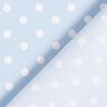popeline di cotone grandi pois – azzurro/bianco,  thumbnail number 6