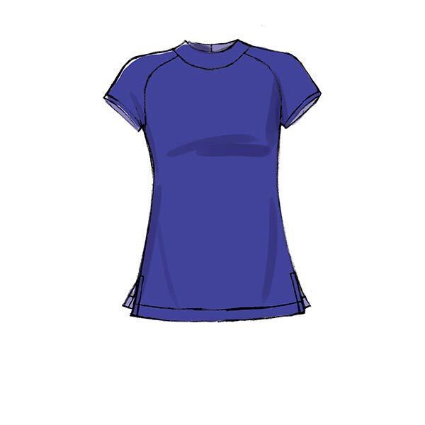 top maniche raglan|abito a tunica|abito, McCalls, image number 4