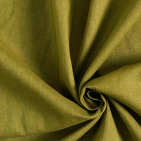 Leggero misto lino prelavato – verde oliva, 