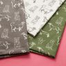 tessuto arredo tessuti canvas Cani – pino scuro/crema,  thumbnail number 5
