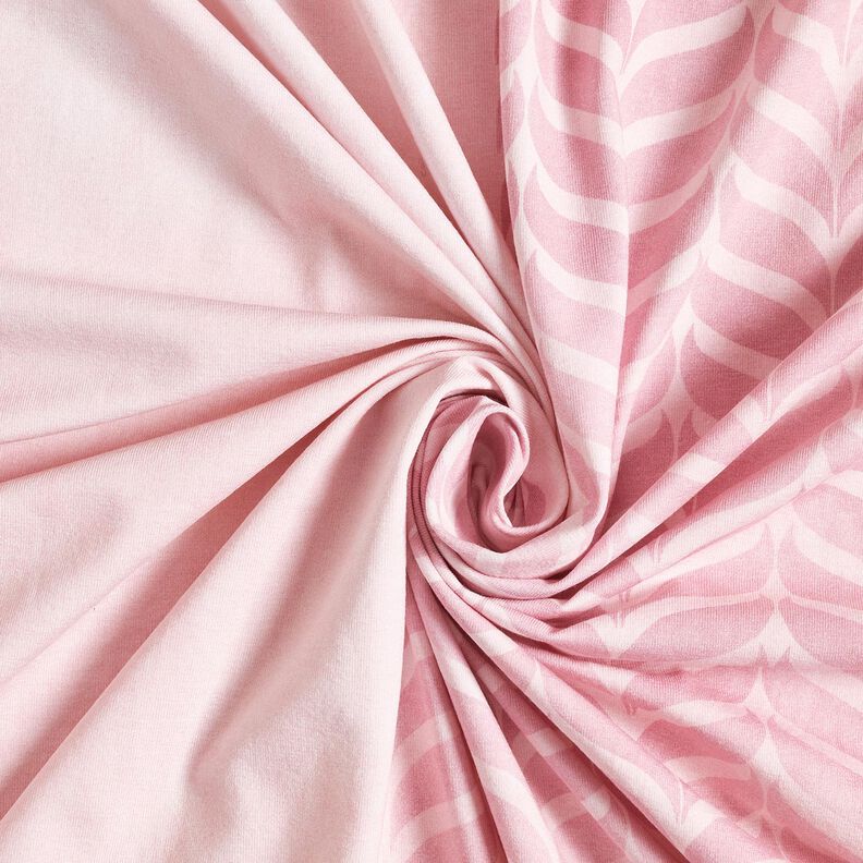 jersey di cotone Cervo glitterato addormentato taglio di tessuto | Glitzerpüppi – rosé/rosa antico, image number 3