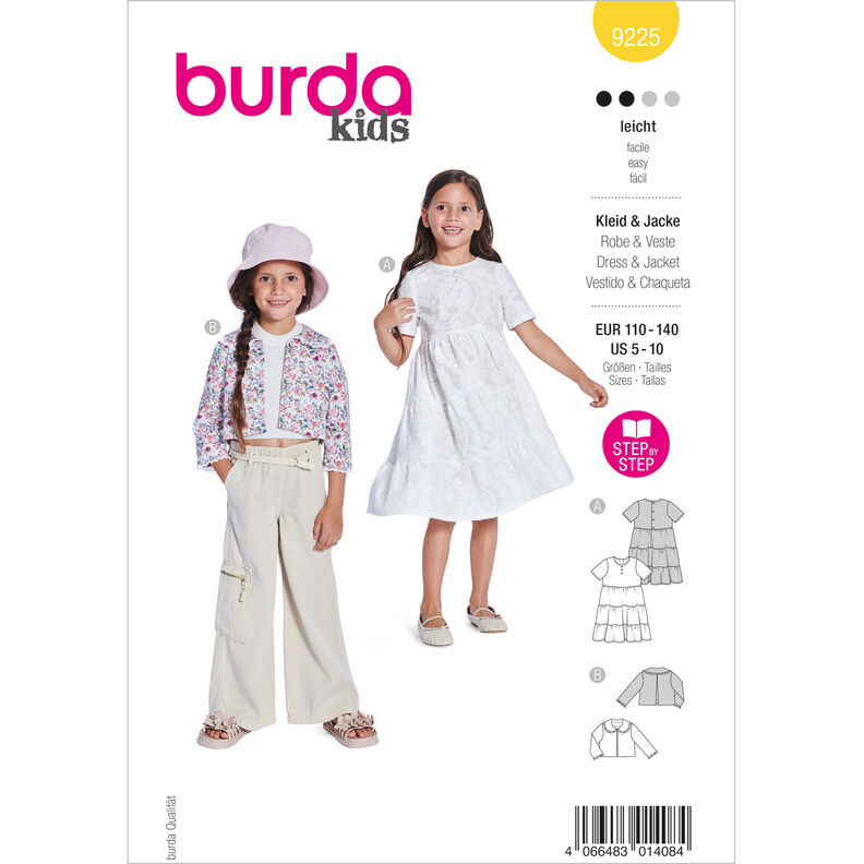 Giacca / Vestito | Burda 9225 | 110-140,  image number 1