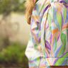 satin di cotone Foglie in stampa digitale | Poppy Fabrics – crema/verde chiaro,  thumbnail number 6