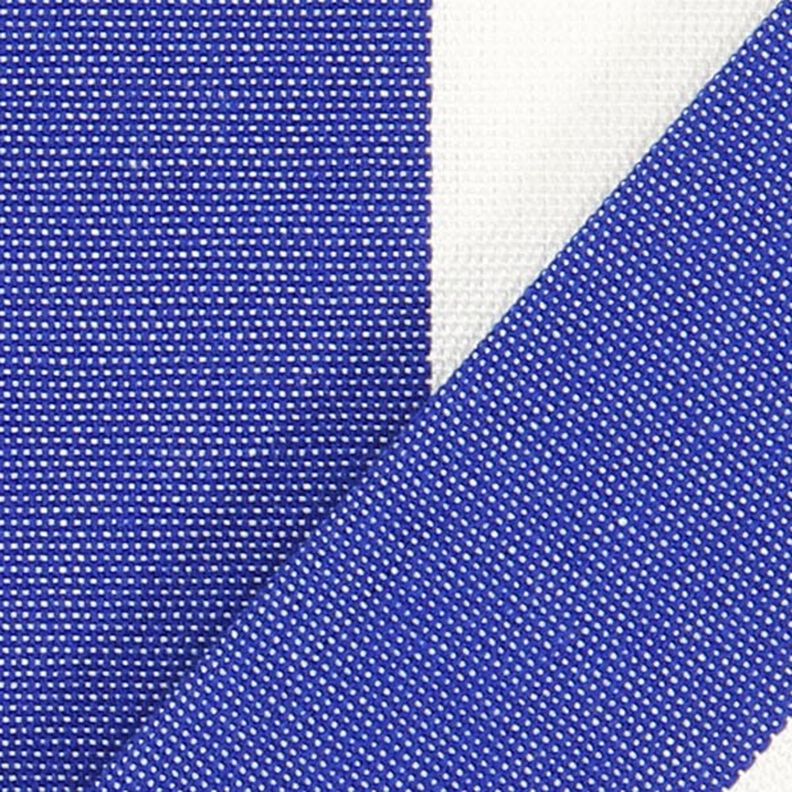 Tessuto per tende da sole righe Toldo – bianco/blu reale,  image number 3