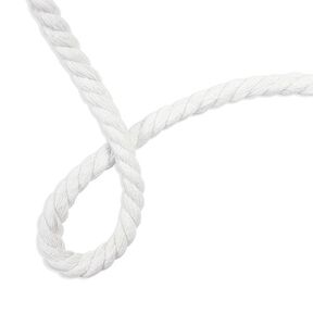 cordoncino in cotone [ Ø 8 mm ] – bianco, 