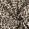 mussolina / tessuto doppio increspato Stampa leopardata – beige chiaro/cioccolato,  thumbnail number 3