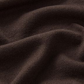 Tessuto a maglia fine in tinta unita – marrone scuro, 