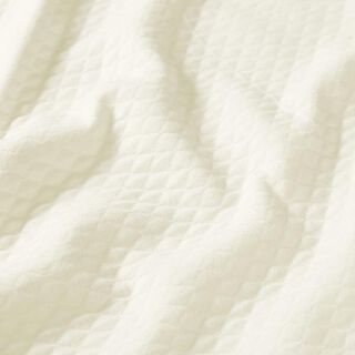 Jersey trapuntato – bianco lana, 