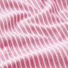 cotone misto lino, righe longitudinali – pink/bianco,  thumbnail number 2