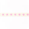 Nastro tessuto cotone stelle – rosa,  thumbnail number 1