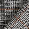 Tessuto in lana Principe di Galles – grigio scuro/arancione,  thumbnail number 6