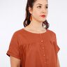 FRAU SUZY - blusa ampia a maniche corte con arricciatura, Studio Schnittreif | XS - XXL,  thumbnail number 7