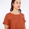 FRAU SUZY - blusa ampia a maniche corte con arricciatura, Studio Schnittreif  | XS -  XXL,  thumbnail number 7