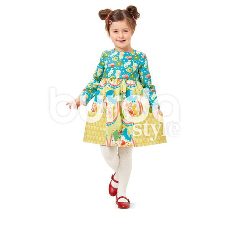 abito bambina, Burda 9373,  image number 3