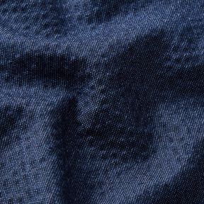 Cotone denim misto in tinta unita – blu marino, 