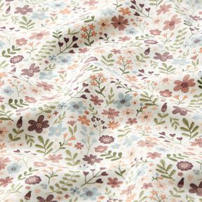 jersey di cotone prato fiorito – avorio, 