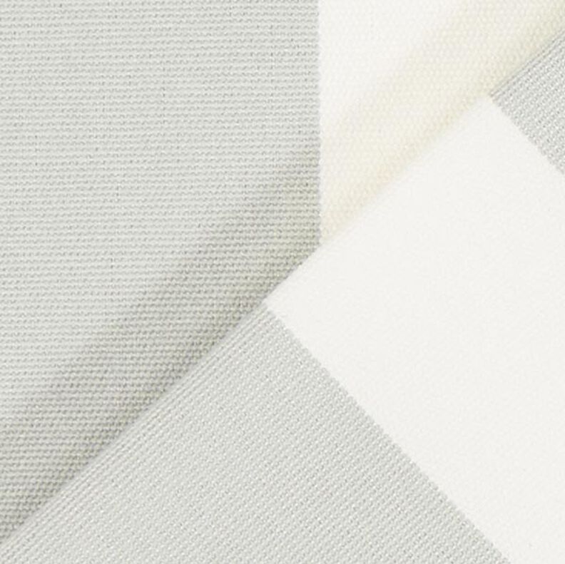 Tessuti da esterni Acrisol Listado – bianco lana/grigio,  image number 3