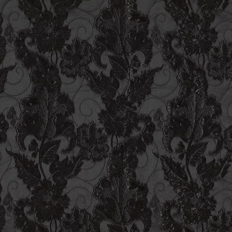 jacquard abbigliamento broccato fiori – nero, image number 5