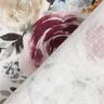 mussolina / tessuto doppio increspato rose acquerello stampa digitale – bianco,  thumbnail number 5