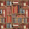 Gobelin jacquard Scaffale di libri – marrone,  thumbnail number 1