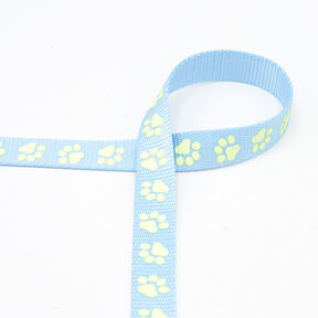 Nastro riflettente Guinzaglio per cani Zampe [20 mm] – azzurro, 