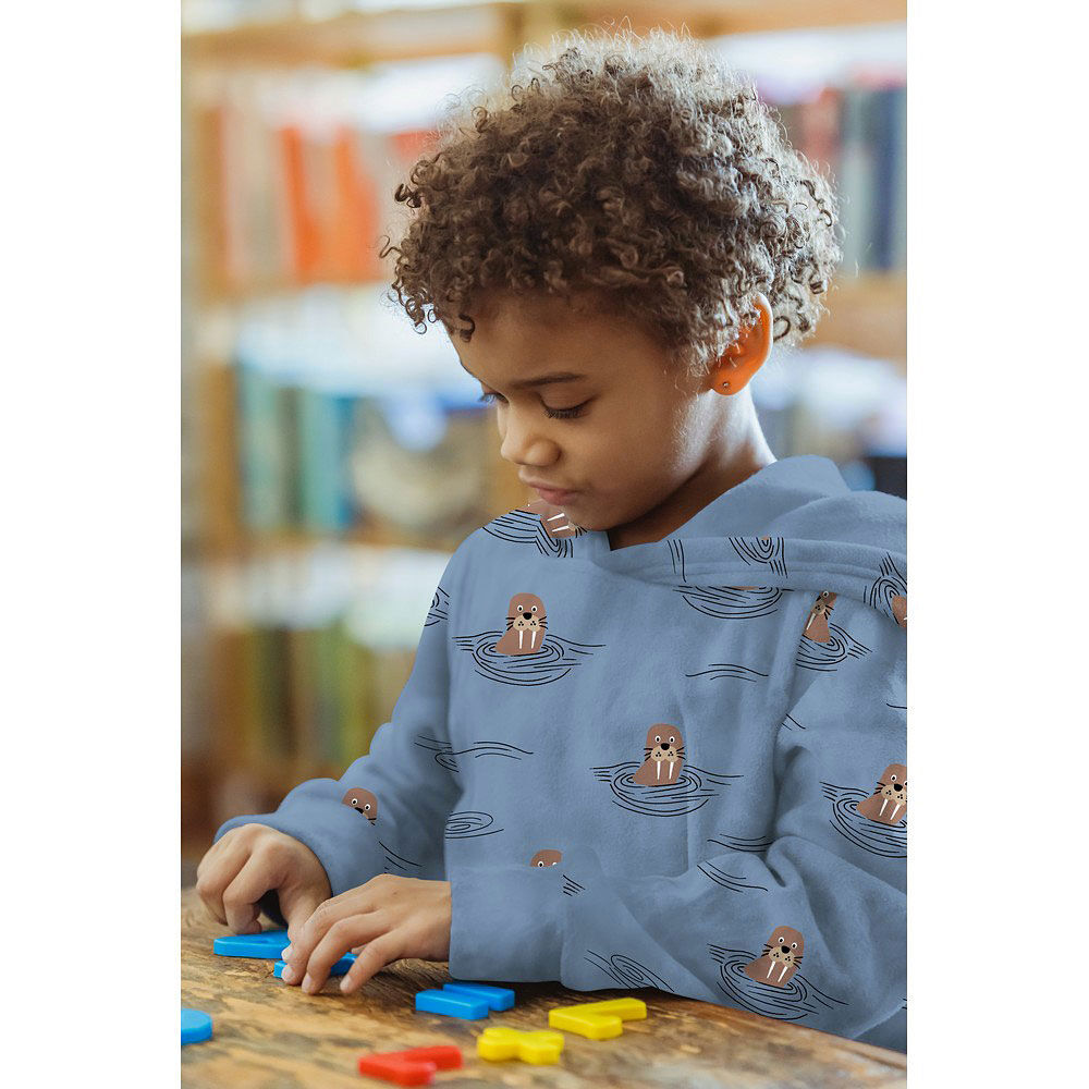 felpa garzata Trichechi blu jeans chiaro Perfetto per Abbigliamento bambino