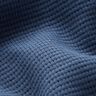 jersey di cotone, nido d’ape mini, tinta unita – colore blu jeans,  thumbnail number 3