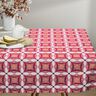 tessuto arredo tessuti canvas Aspetto ricamato grande – pink/avorio,  thumbnail number 7
