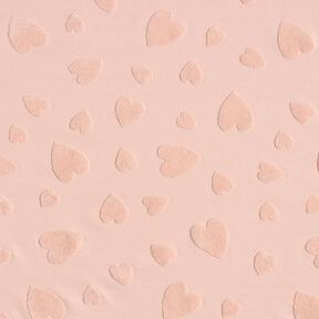 Maglia in spugna cuori – rosé, 