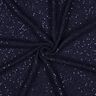 maglia bouclé paillettes tinta unita | Poppy Fabrics – blu notte,  thumbnail number 4