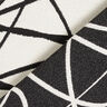 tessuto arredo Jacquard Linee astratte – avorio/nero,  thumbnail number 5