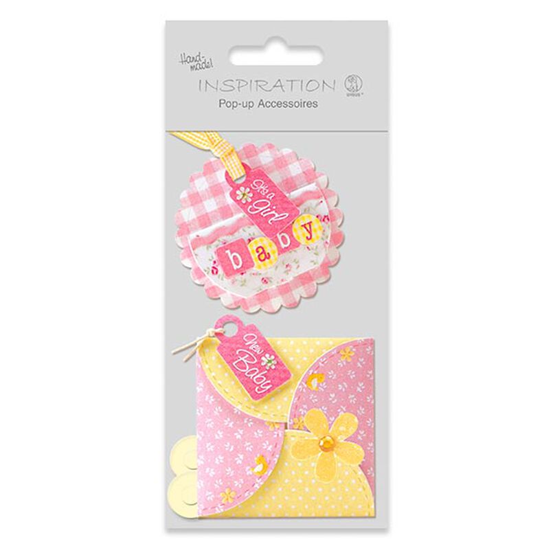 Kit per pop-up fai-da-te Baby Girl  – rosa,  image number 2