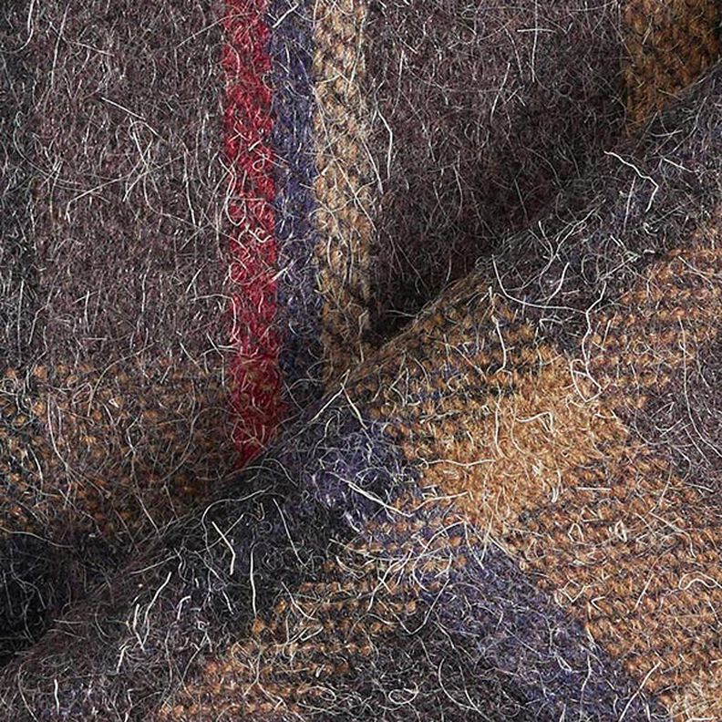 Misto lana vergine a quadri – talpa scuro,  image number 6