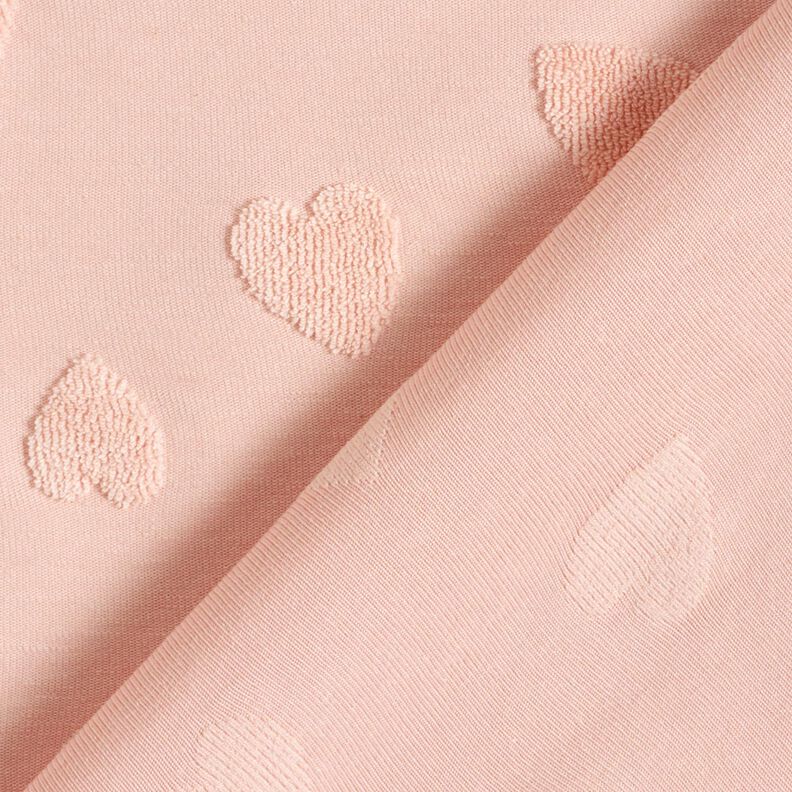 Maglia in spugna cuori – rosé, image number 4