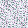 GOTS popeline di cotone fiorellini | Poppy Fabrics – bianco/rosa,  thumbnail number 1