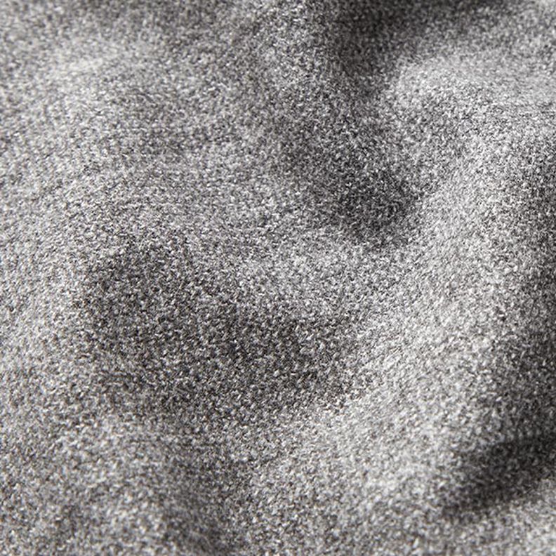 tessuto per cappotti garzato, mélange – grigio scuro | Resto 80cm,  image number 2