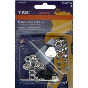 Bottone a pressione Jersey 8 – argento | YKK, 