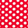 tessuto increspato pois [2,5 cm] – rosso,  thumbnail number 1