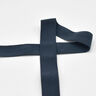 Fettuccia elastica (piega in gomma) opaca [20 mm] – blu marino,  thumbnail number 1