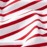 Jersey in cotone a righe strette e larghe – bianco/rosso,  thumbnail number 2