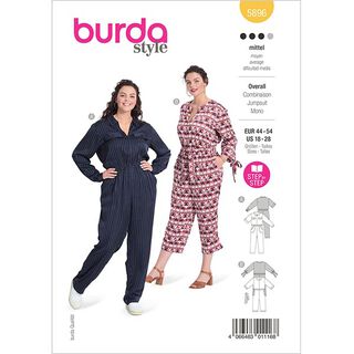 tuta taglie comode  | Burda 5896 | 44-54, 