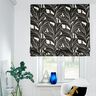 tessuto arredo panama Foglie eleganti – nero/naturale,  thumbnail number 6