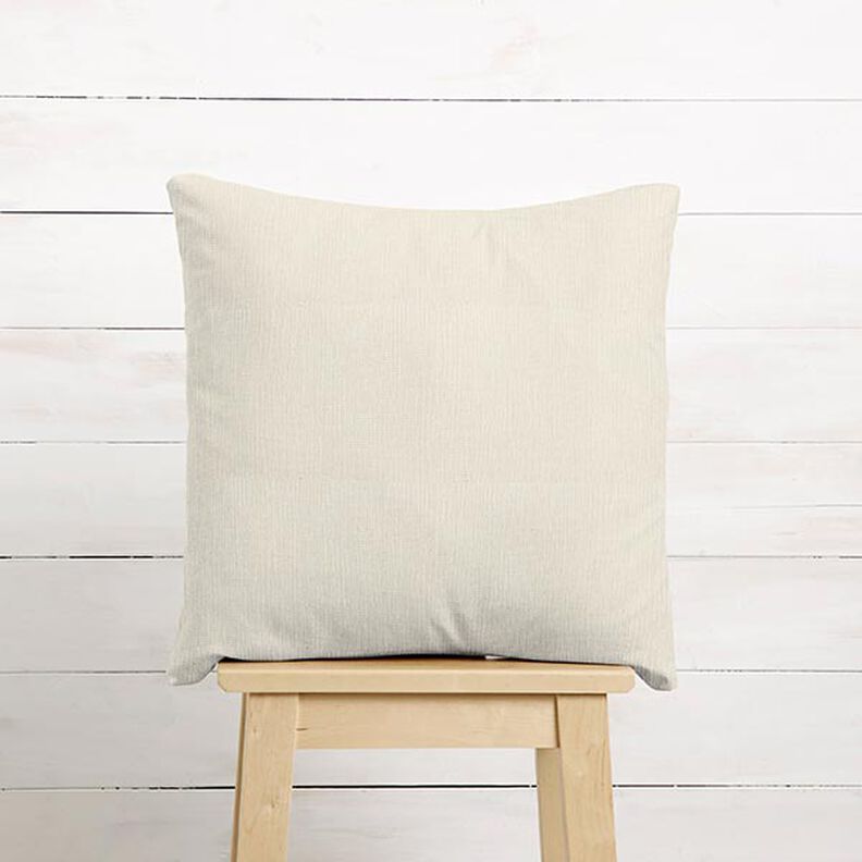 tessuto arredo Jacquard Coste sottili – crema,  image number 6