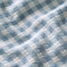 Tessuto in cotone a quadri strutturati – bianco/azzurro,  thumbnail number 2