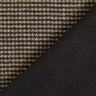 Tessuto per cappotti double face pied de poule/Tinta unita – grigio chiaro/nero,  thumbnail number 1