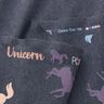 jersey di cotone Unicorni – blu marino,  thumbnail number 3