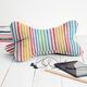 tessuto arredo mezzo panama righe arcobaleno,  thumbnail number 6