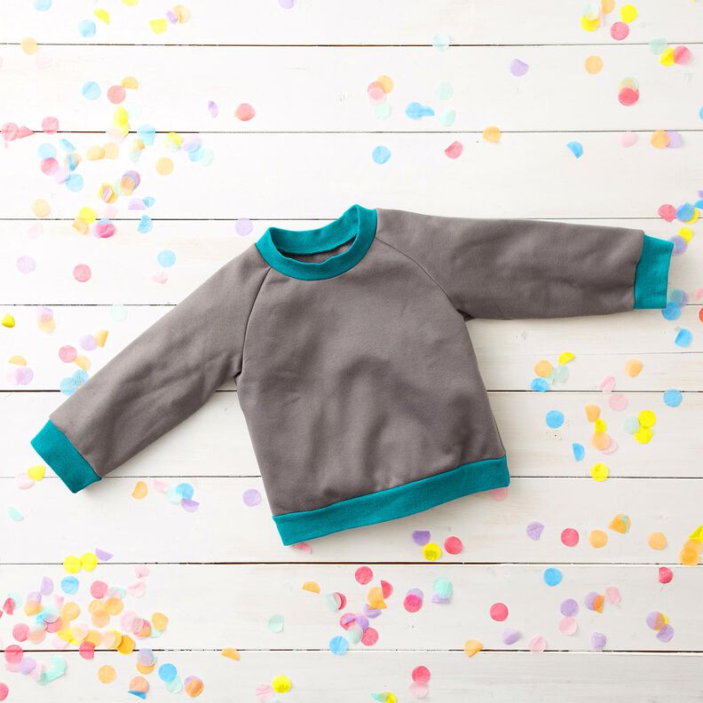 tessuto per bordi e polsini tinta unita – turchese chiaro,  image number 4