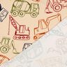 French terry, felpa estiva Veicoli da cantiere | Poppy Fabrics – beige/blu marino,  thumbnail number 4