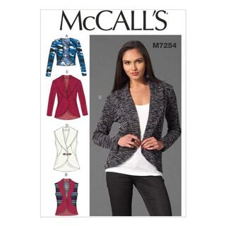 cardigan, McCalls 7254 | 32 - 40, 